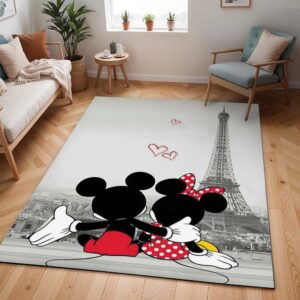 Disney – Micky Maus und Minnie Maus in Paris Teppich - TOK