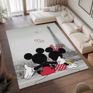 Alternative view of Disney – Micky Maus und Minnie Maus in Paris Teppich - TOK