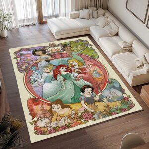 Alternative view of Disney Prinzessin 11 Teppich - TOK