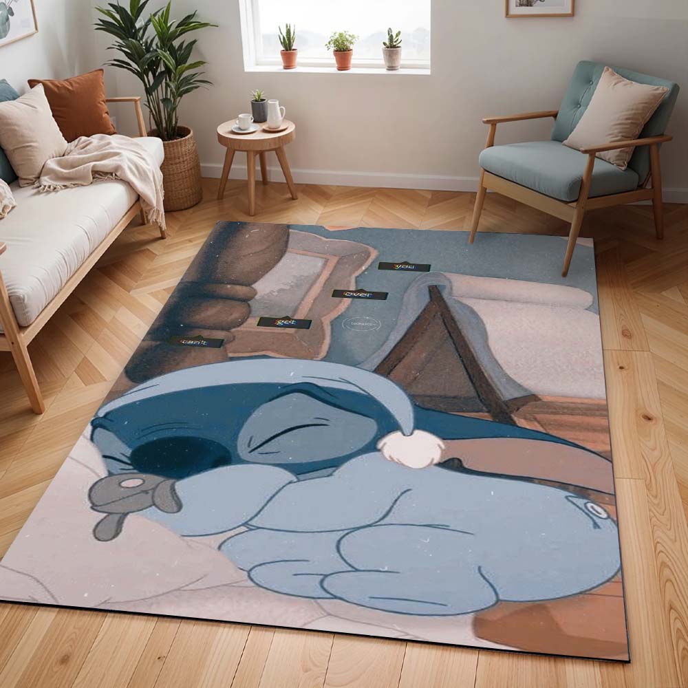 Disney Stitch süß schlafend Teppich - TOK