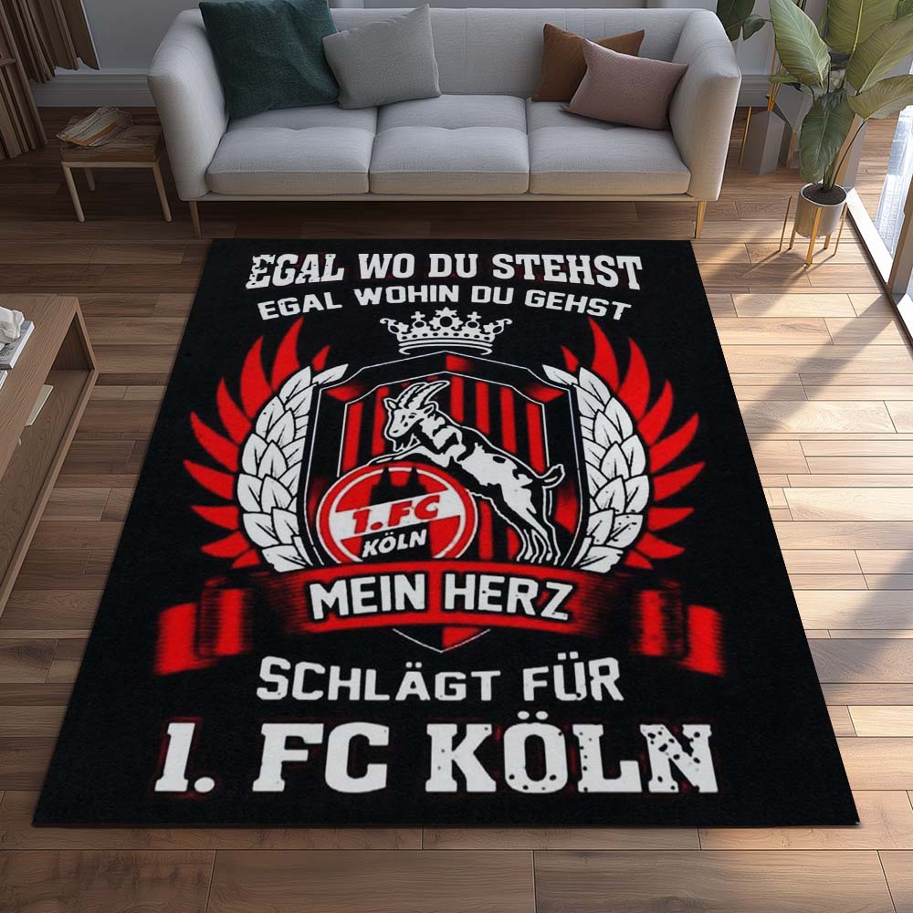 1. FC Köln - Effzeh Teppich 34 - Teppich für Fans