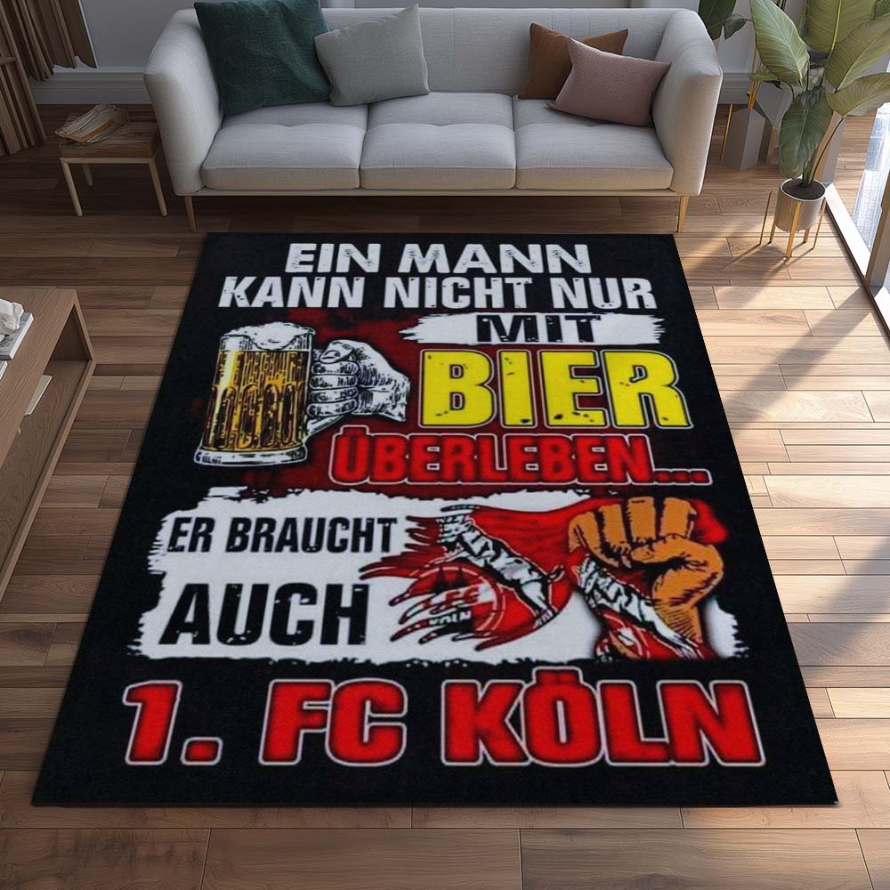 1. FC Köln - Effzeh Teppich 33 - Teppich für Fans