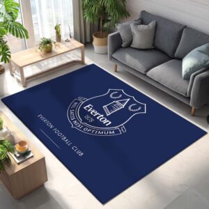 Alternative view of Everton FC 1878 Fußballteam Blau Teppich