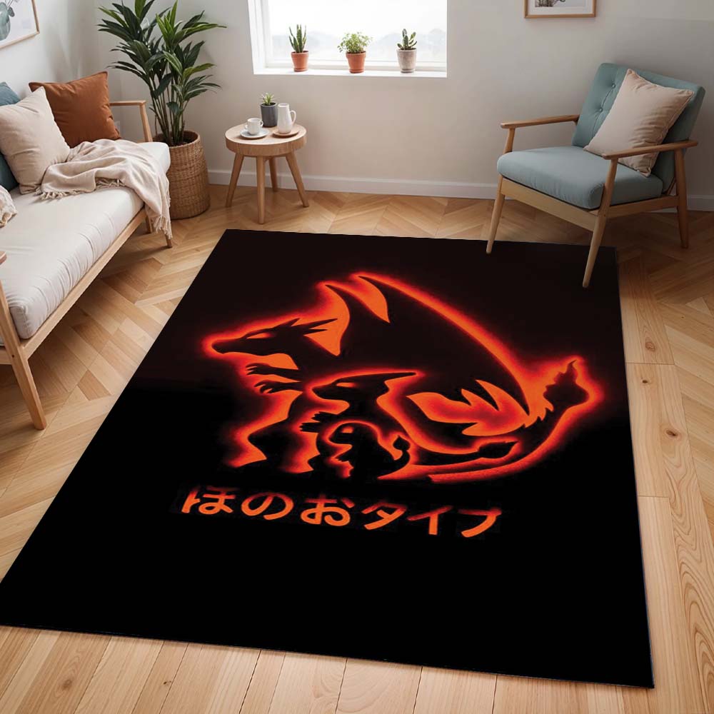 Feuer Glurak Pokémon - Fire Charizard Pokemon 2 Teppich - TOK