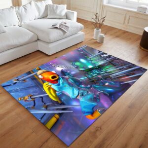 Alternative view of Fishsticks Run Fortnite Skin Teppich - TOK
