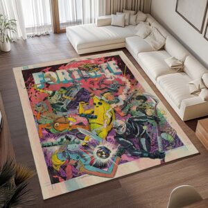 Alternative view of Fortnite Alle Skins Peely Jonesy Fishstick Skull Trooper Lynx Fishstick Teppich - TOK
