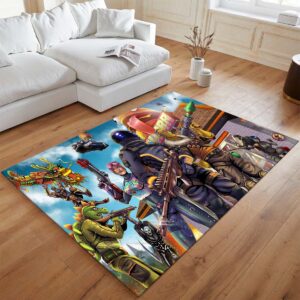 Alternative view of Fortnite Battle Royale Weltraum Galaxie Alle Skins Teppich - TOK