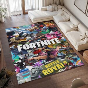 Alternative view of Fortnite Battle Royale Alle Charaktere Teppich - TOK
