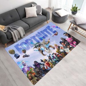 Fortnite Battle Royale Alle Charaktere und Logo Teppich - TOK
