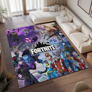 Alternative view of Fortnite Rabe und Alle Skins Teppich - TOK