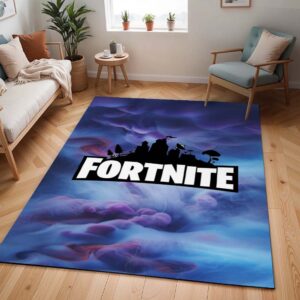 Fortnite Himmel und Logo Teppich - TOK