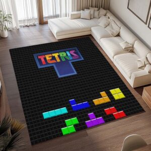 Alternative view of Game Boy Tetris Tetrimino 4 Teppich - TOK