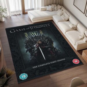 Alternative view of Game of Thrones Ned Stark Eiserner Thron 04 Teppich - TOK