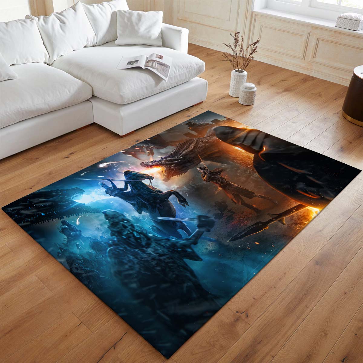 Game of Thrones Weißer Wanderer 22 Teppich - TOK – Bild 2