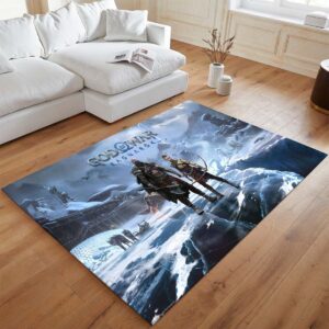 Alternative view of God of War Ragnarök Geist von Sparta und Loki Teppich - TOK