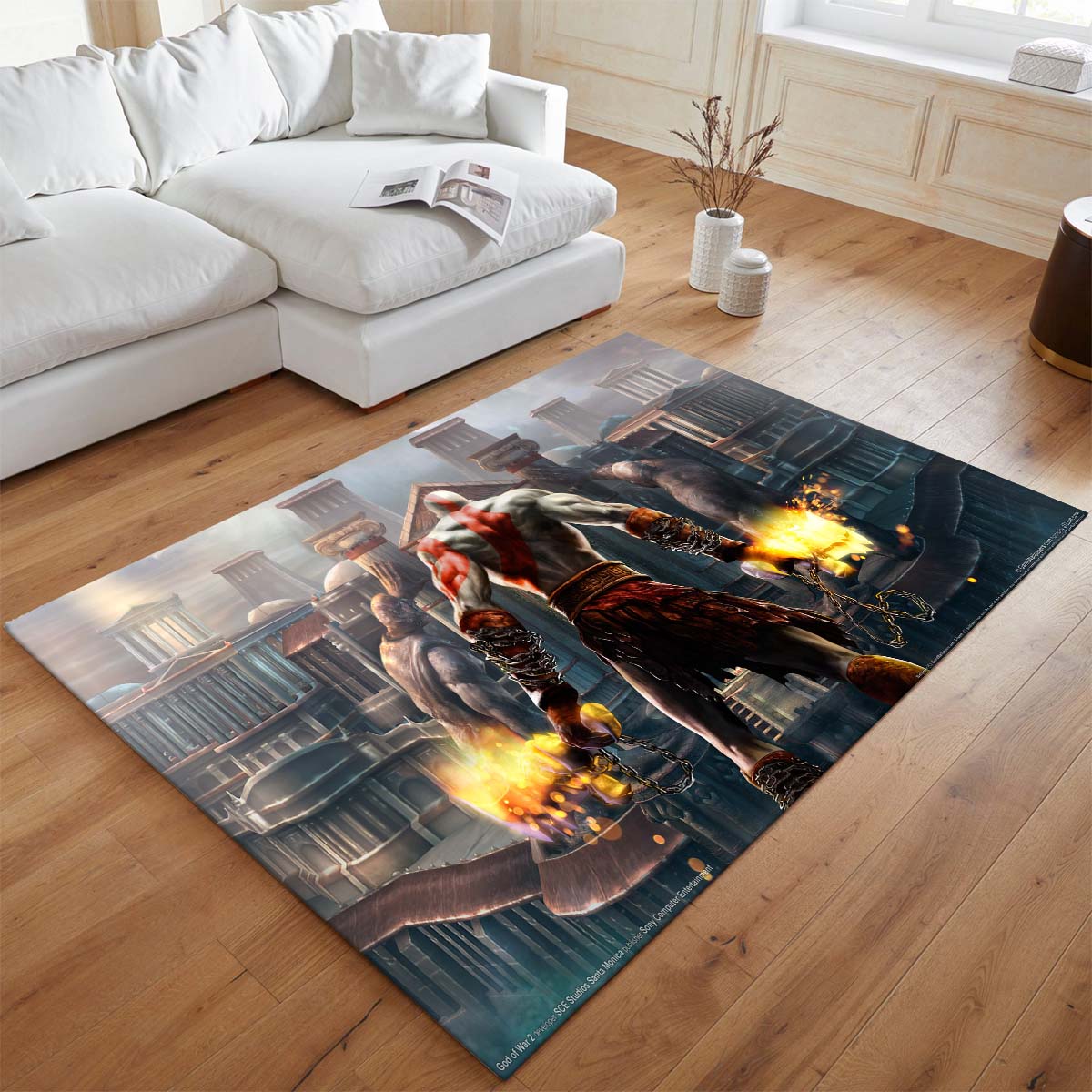 God of War Ragnarök Kratos Geist von Sparta 6 Teppich - TOK – Bild 2