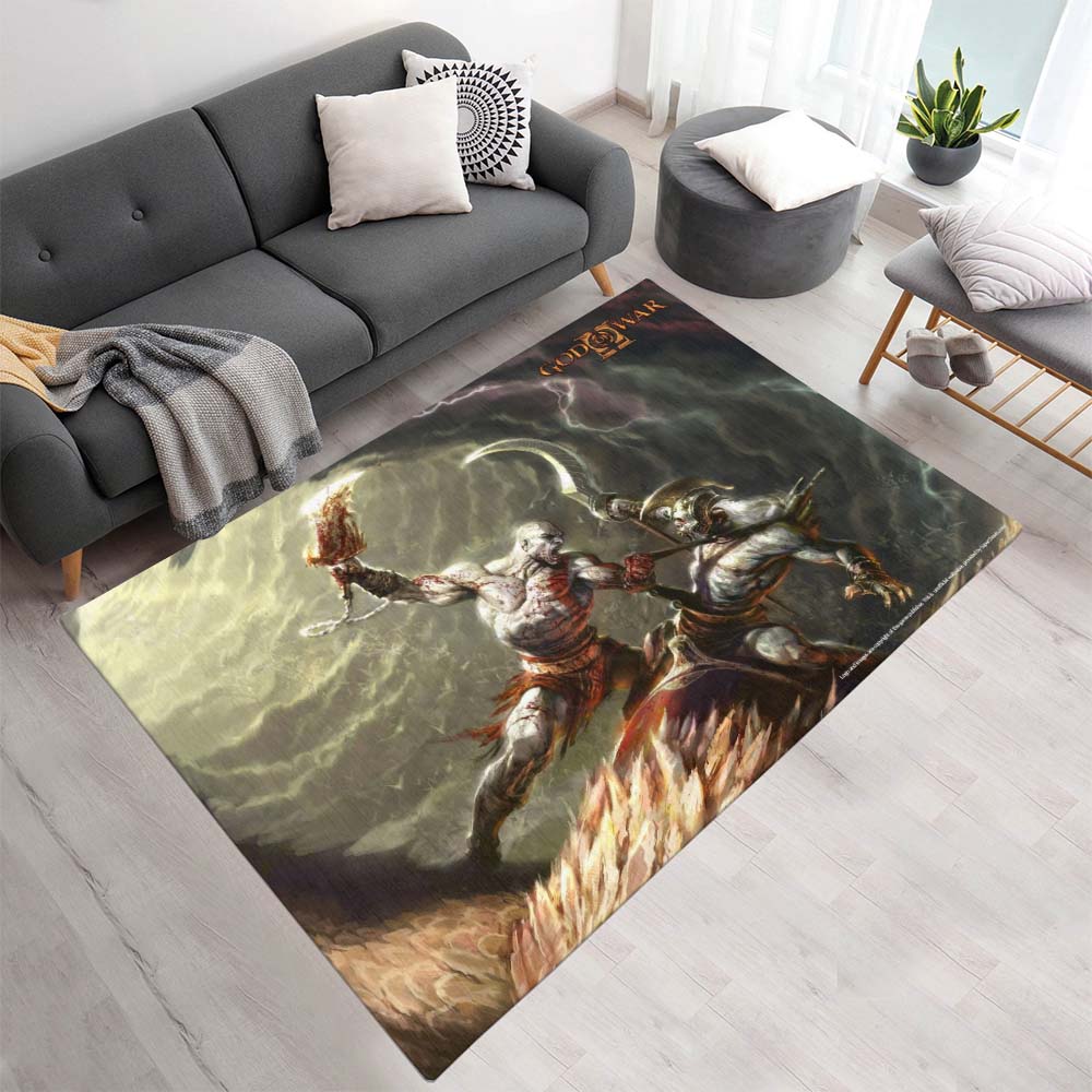 God of War Ragnarök Kratos Geist von Sparta 9 Teppich - TOK