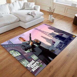 Alternative view of Grand Theft Auto GTA 5 Michael De Santa 4 Teppich - TOK