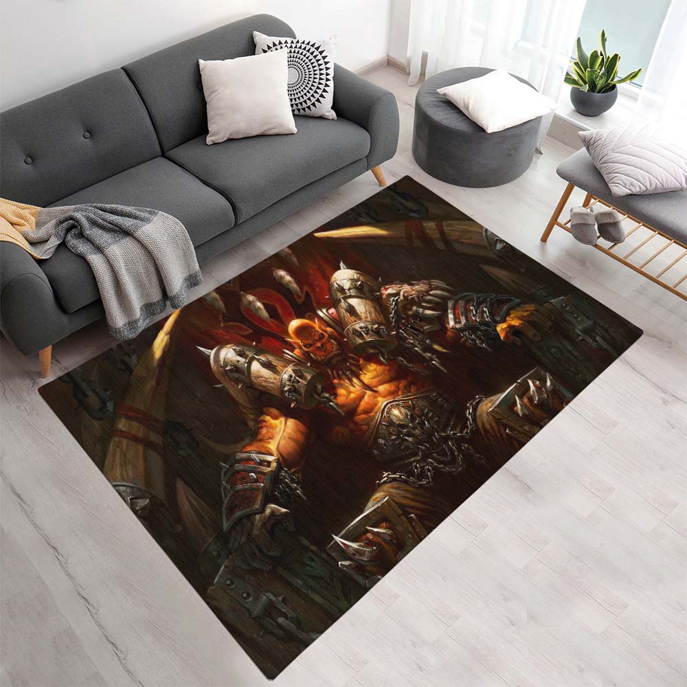 Grommash Grom Höllschrei Ork World of Warcraft Teppich - TOK
