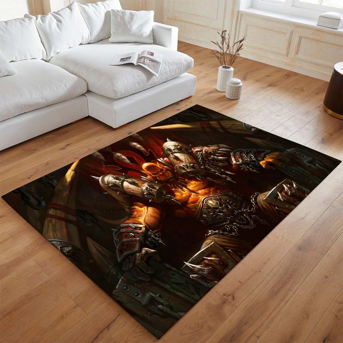 Grommash Grom Höllschrei Ork World of Warcraft Teppich - TOK – Bild 2