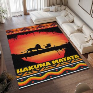 Alternative view of Hakuna Matata – Der König der Löwen – Charaktere 2 Teppich - TOK