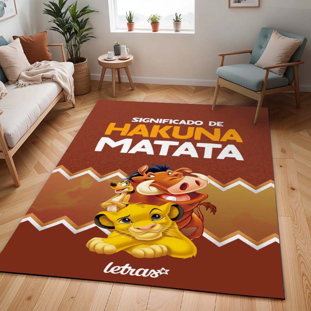 Hakuna Matata – Der König der Löwen – Charaktere 3 Teppich - TOK