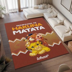 Alternative view of Hakuna Matata – Der König der Löwen – Charaktere 3 Teppich - TOK