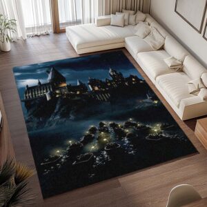 Alternative view of Harry Potter Schule von Hogwarts 5 Teppich - TOK