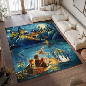Alternative view of Harry Potter Schule von Hogwarts 9 Teppich - TOK