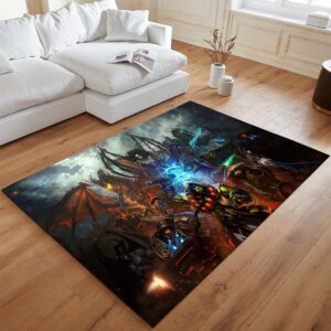 Alternative view of Helden aus World of Warcraft Teppich - TOK