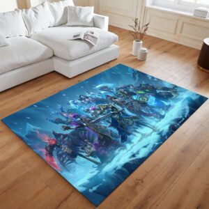 Alternative view of Horde World of Warcraft Alle Charaktere 2 Teppich - TOK