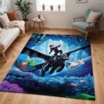 Ohnezahn und Hicks – Drachenzähmen leicht gemacht 3 – Dragons Teppich – TOK