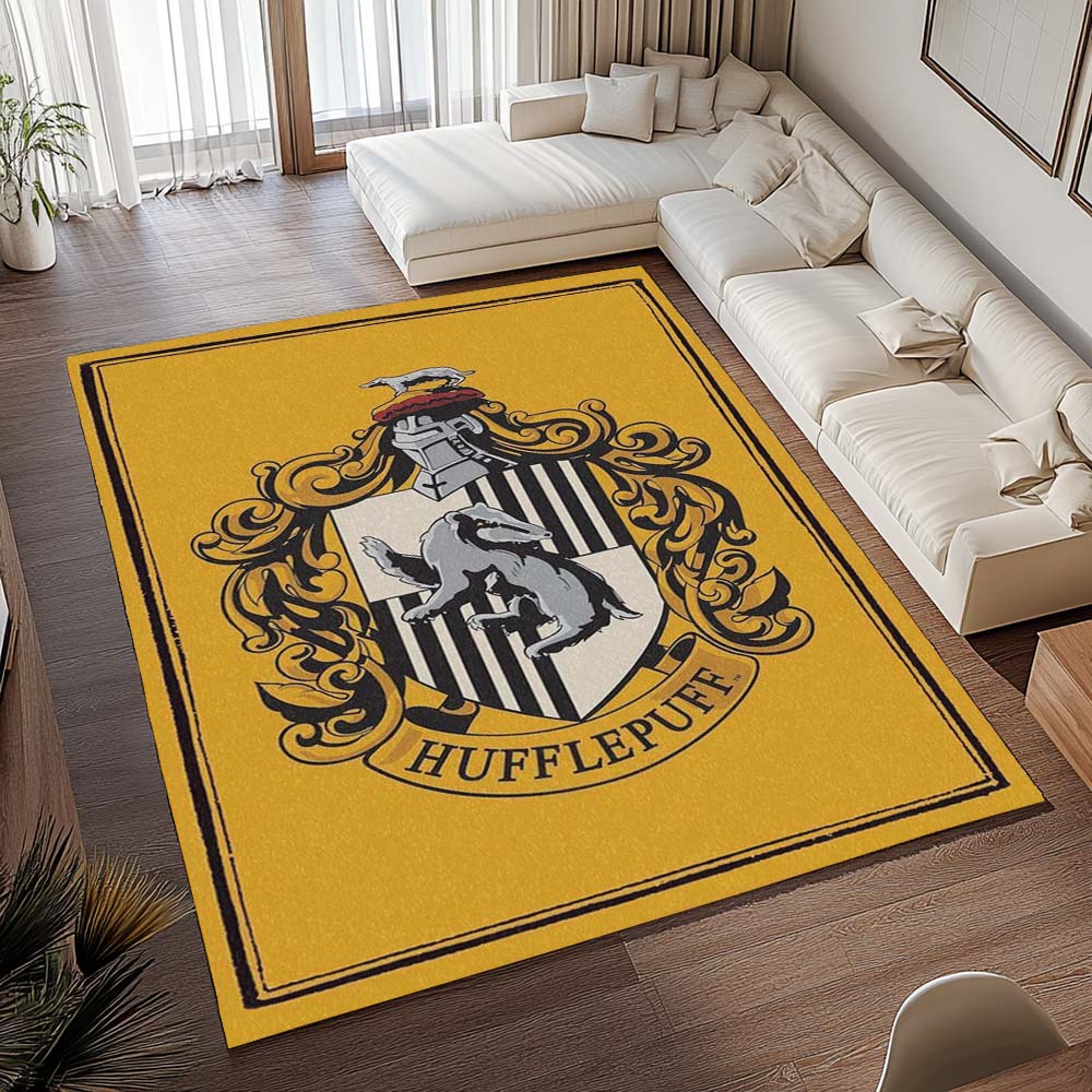 Haus Hufflepuff Harry Potter Gelbes Logo Teppich - TOK – Bild 2