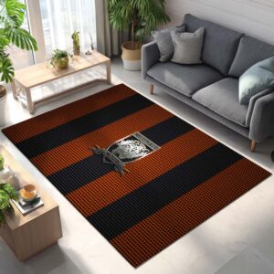 Alternative view of Hull City FC EFL Championship Gelb-Schwarzes Metallgitter Teppich