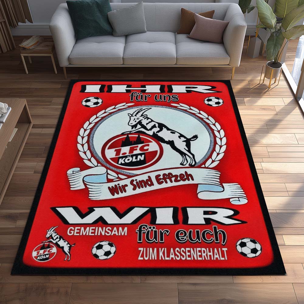 1. FC Köln - Effzeh Teppich 25 - Teppich für Fans