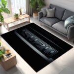 Isuzu Dark Style Teppich – Teppich mit Automotiv-Motiv