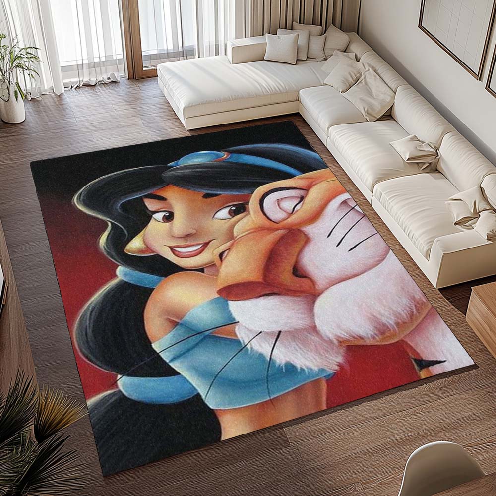 Prinzessin Jasmin und Tiger Rajah – Aladdin 02 Teppich - TOK – Bild 2