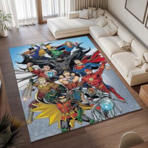 Alternative view of Justice League Alle Charaktere 01 Teppich - TOK