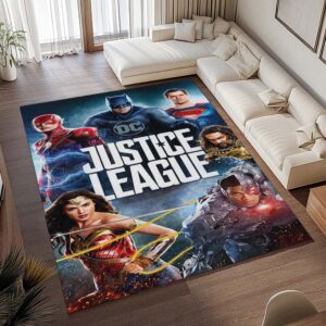 Alternative view of Justice League Alle Charaktere 04 Teppich - TOK