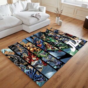 Alternative view of Justice League Alle Charaktere 06 Teppich - TOK