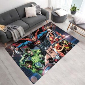 Justice League Alle Charaktere 08 Teppich - TOK