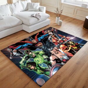 Alternative view of Justice League Alle Charaktere 08 Teppich - TOK