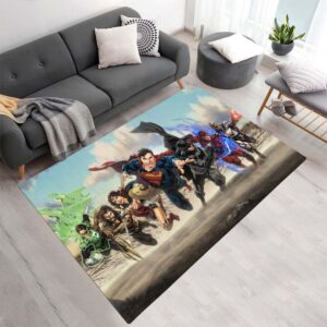Justice League Alle Charaktere 09 Teppich - TOK