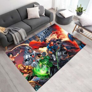 Justice League Alle Charaktere 10 Teppich - TOK