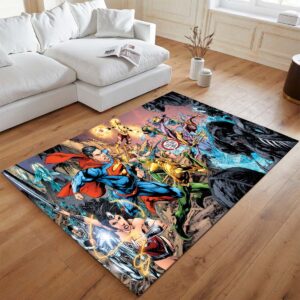 Alternative view of Justice League Alle Charaktere 11 Teppich - TOK
