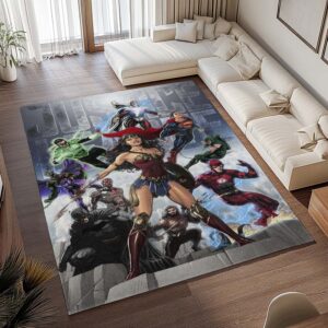 Alternative view of Justice League Alle Charaktere 12 Teppich - TOK