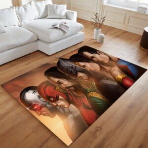 Alternative view of Justice League Alle Charaktere 16 Teppich - TOK