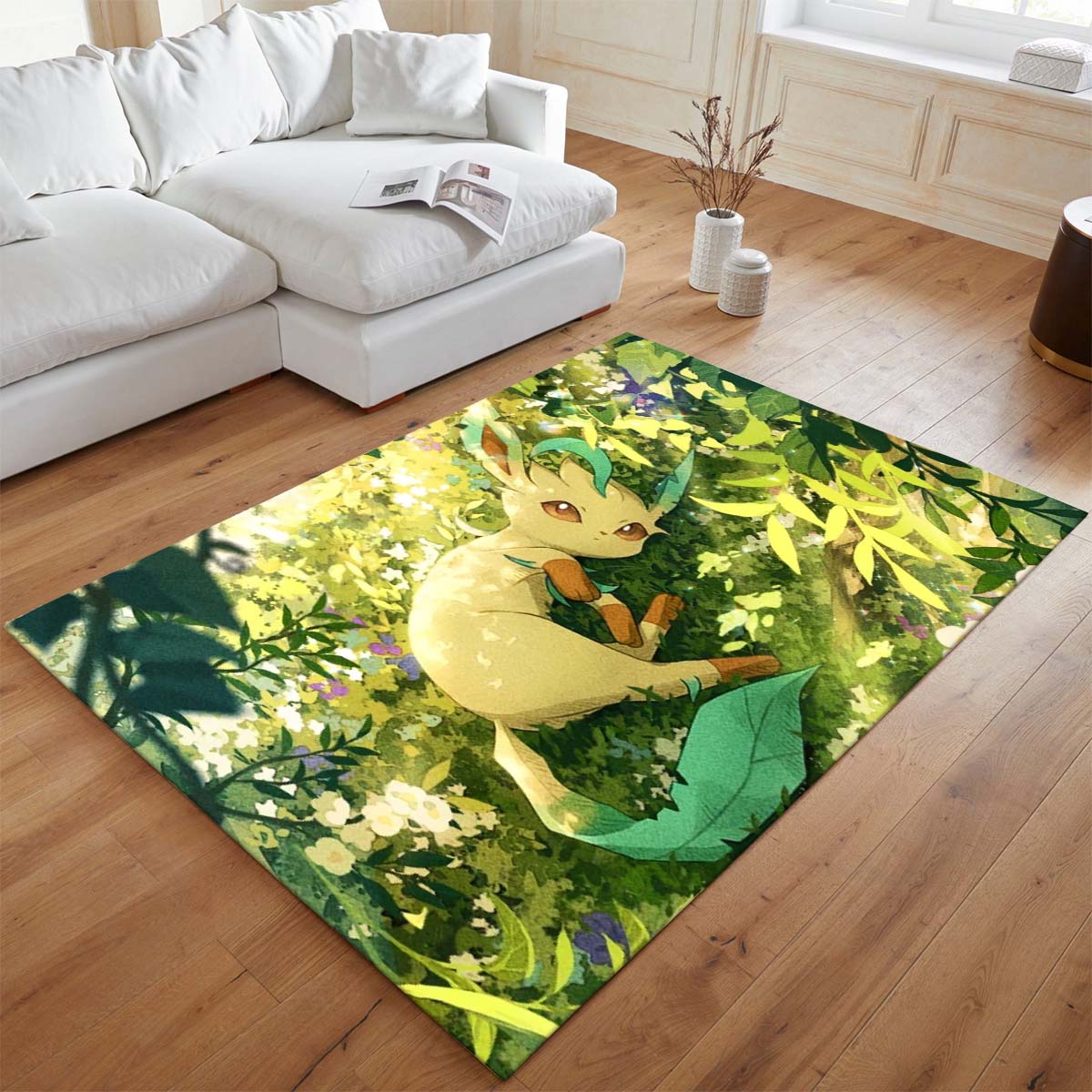 Folipurba Pokémon - Leafeon Pokemon Teppich - TOK – Bild 2