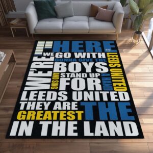 Alternative view of Leeds United FC EFL Championship 21 Teppich