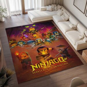 Alternative view of Lego Ninjago Meister des Berges 1 Teppich - TOK